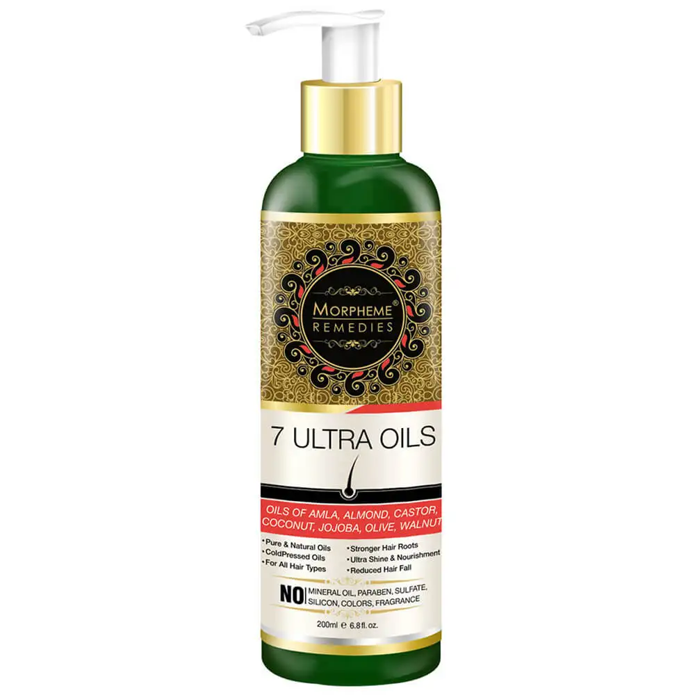 Morpheme Remedies 7 Ultra Oils,  200 ml  All Type Hair