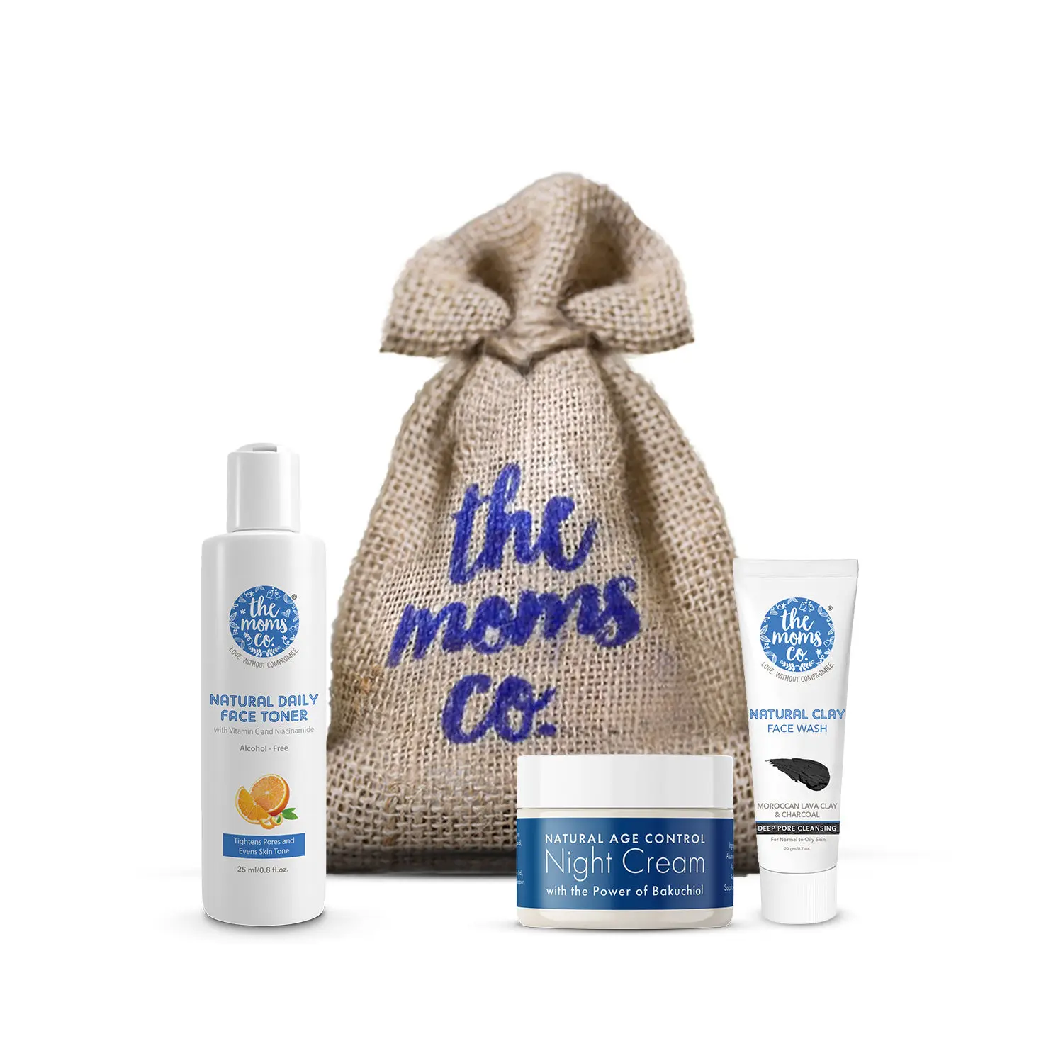 The Moms Co. Cleanse Tone Moisturize Trial Bag