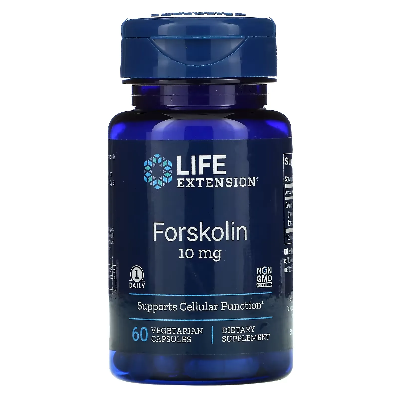 Forskolin, 10 mg, 60 Vegetarian Capsules