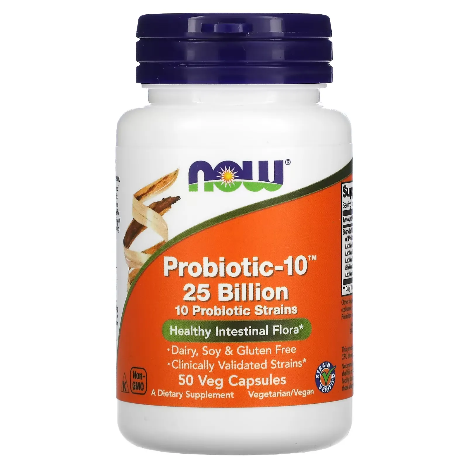 Probiotic-10, 25 Billion, 50 Veg Capsules