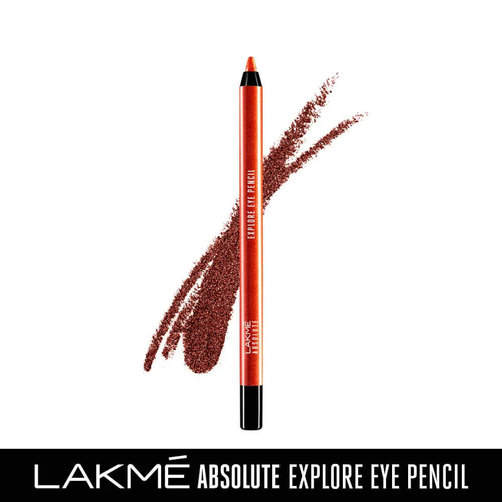 Lakme Absolute Explore Eye Pencil, Spirited Orange, 1.2g