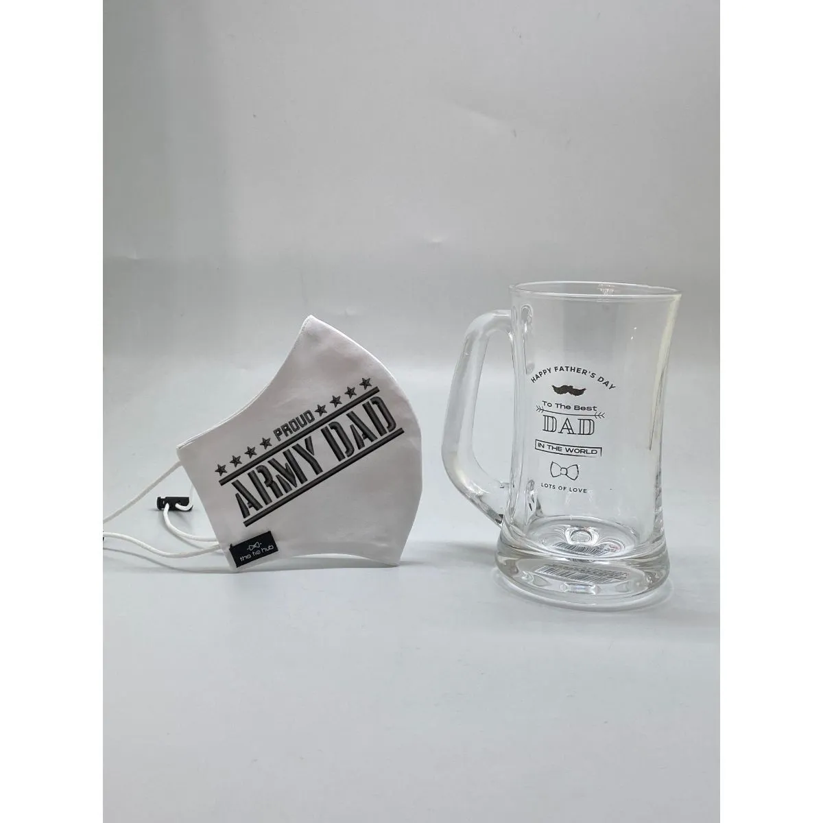 The Tie Hub Proud Army Dad Face Mask with Beer Mug