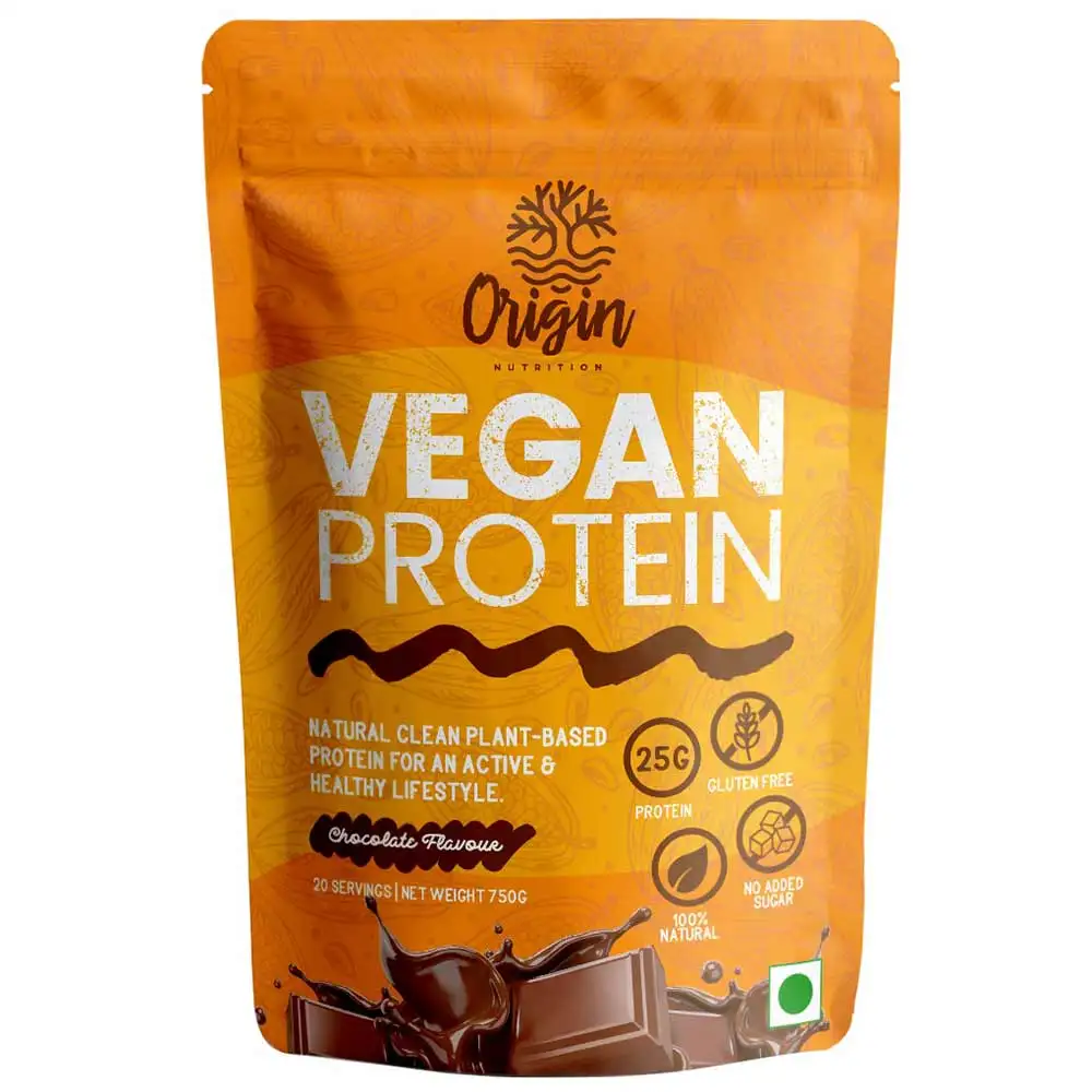 Origin Nutrition Vegan Protein Powder,  Chocolate  1.6 lb