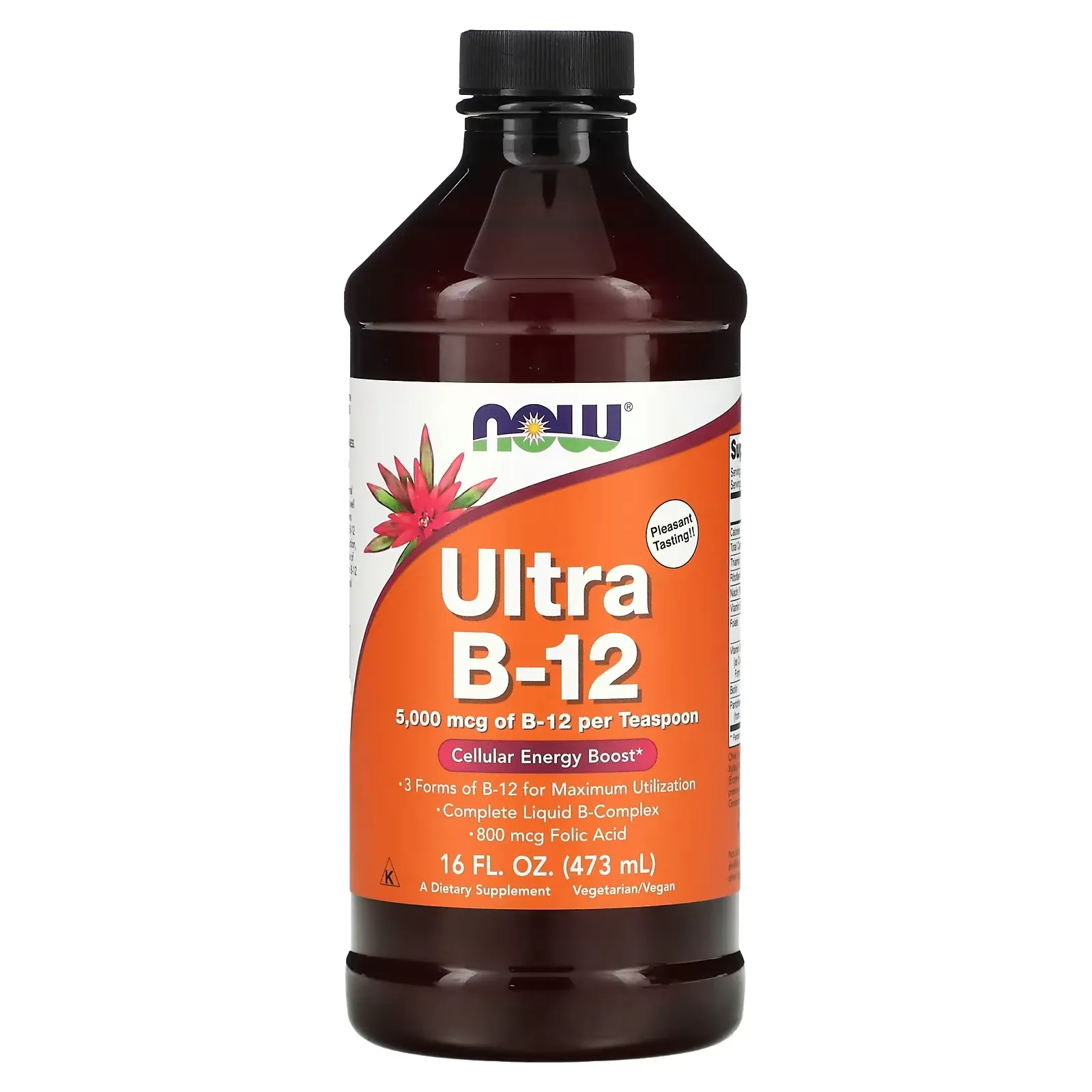 Ultra B-12, 5,000 mcg, 16 fl oz (473 ml)