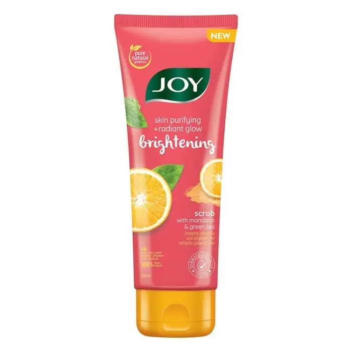 Joy Skin Purifying & Radiant Glow Brightening Scrub With Mandarin & Green Tea 200 ml