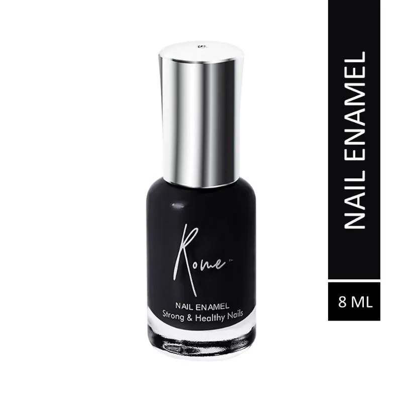 Rome Strong & Healthy Nail Enamel Midnight Black