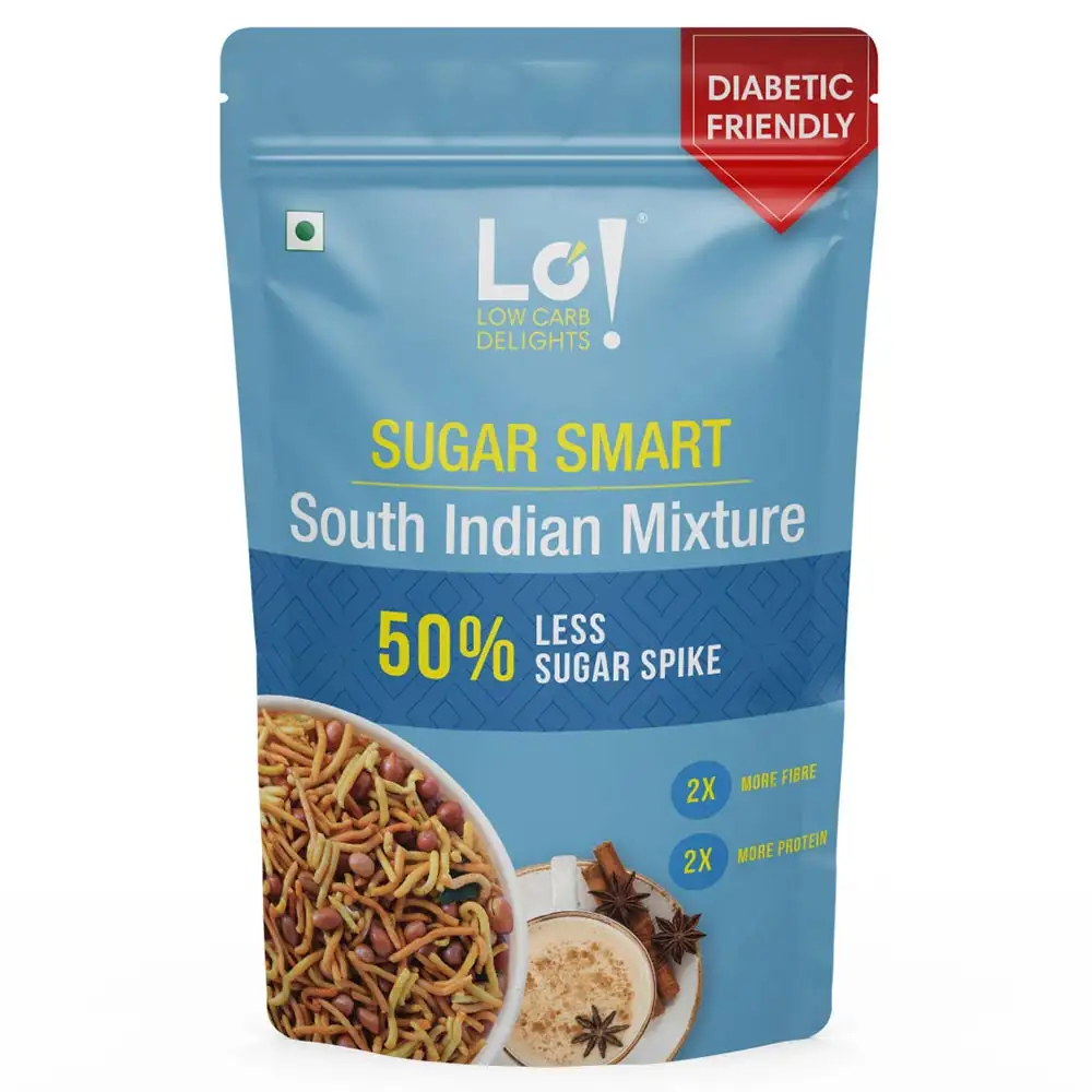 Lo! Foods Sugar Smart South Indian Mixture - Diabetic Friendly,  Unflavoured  150 g