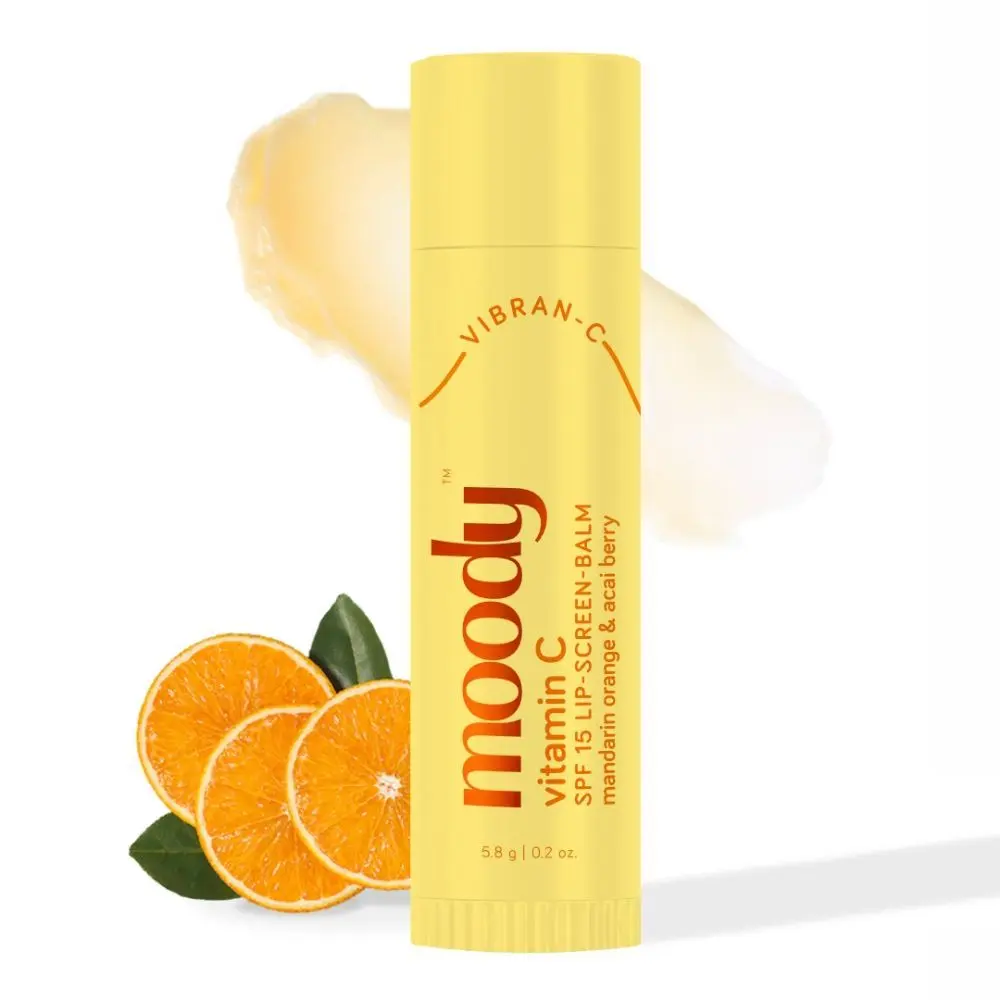 Moody Vitamin C Lip-Screen-Balm SPF 15 Mandarin Orange & Acai Berry Oil (5.8 gm)