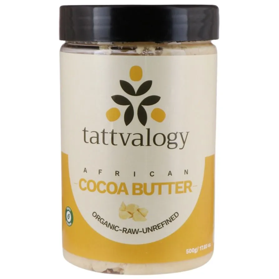 Tattvalogy African Cocoa Butter- Raw, Unprocessed & Unrefined