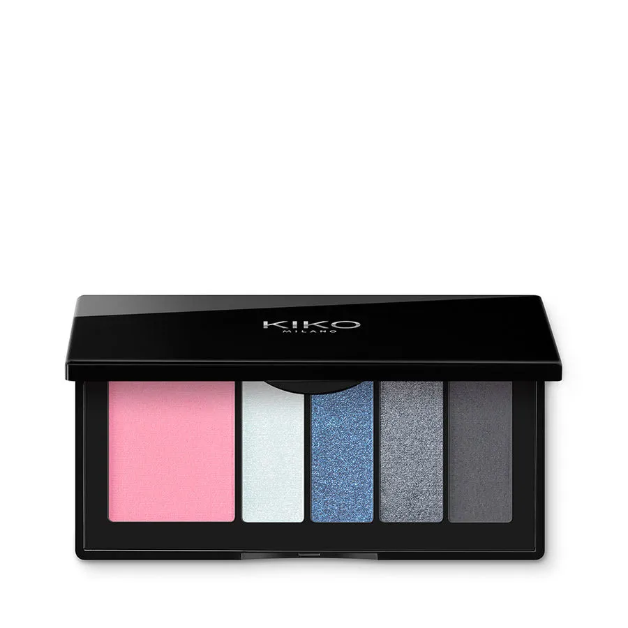 Kiko Milano Smart Eyes and Cheeks Palette - 01 Blue Symphony