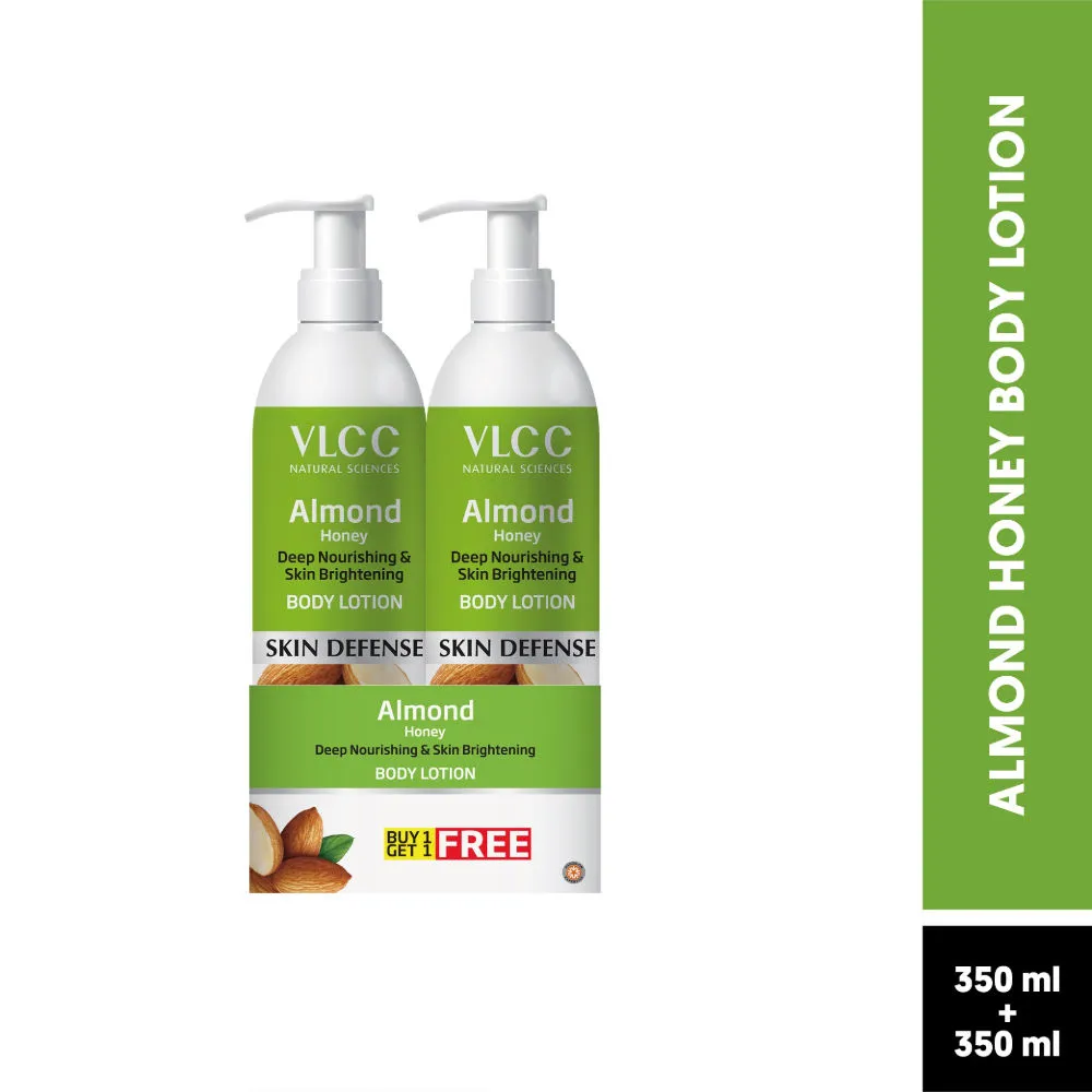 VLCC Almond Honey Deep Nourishing & Brightening Body Lotion Buy1 Get1