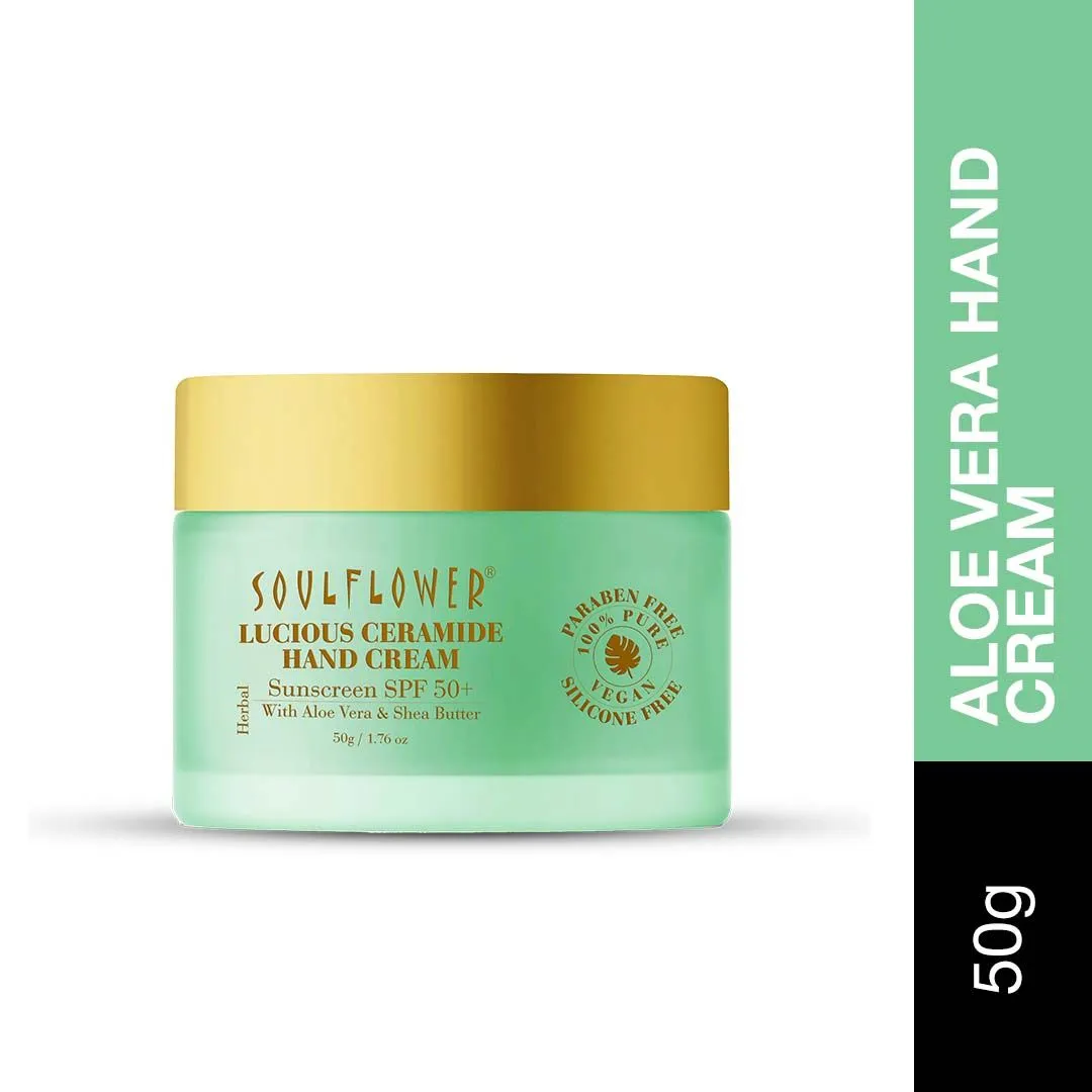 Soulflower Nourishing Winter Moisturizer Cold Cream With Aloe Vera & Shea Butter For Dry Skin, Face