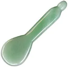 Getmecraft Green Jade Spoon Shape Gua Sha Massage Tool