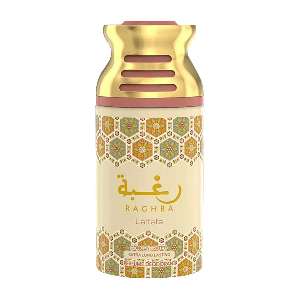 Lattafa Raghba Perfume Deodorant for Men & Women