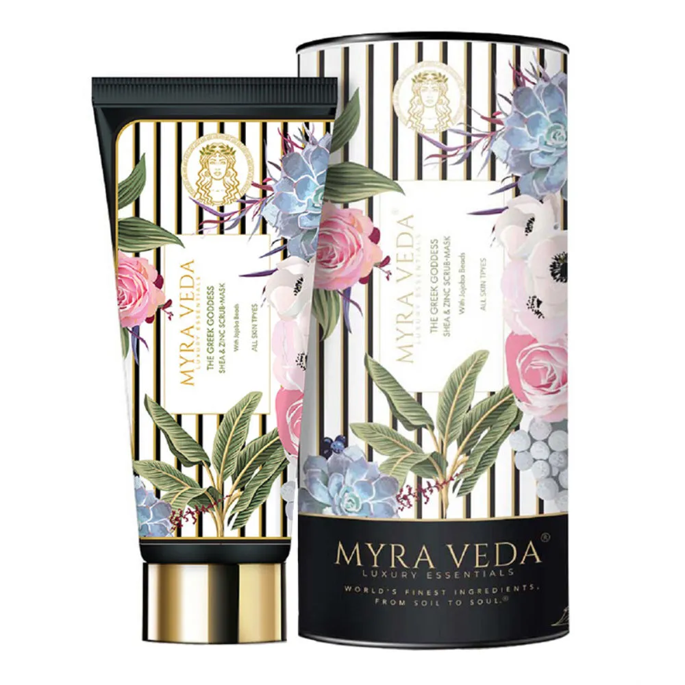 Myra Veda The Greek Goddess Shea & Zinc Scrub Mask