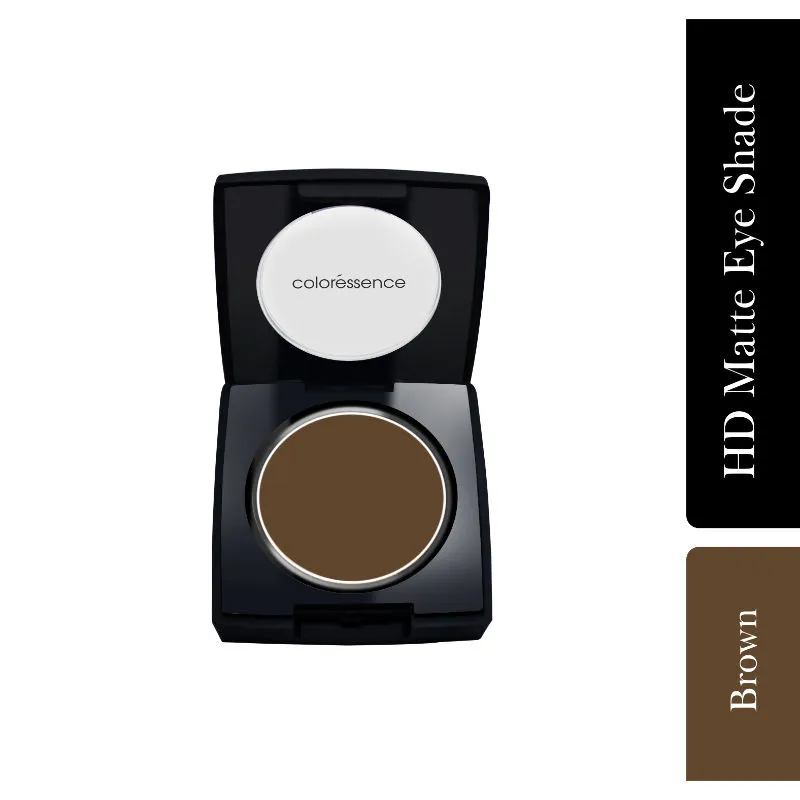 Coloressence HD Matte Eyeshadow, One Stroke Application Long Stay Waterproof Pigment, Brown