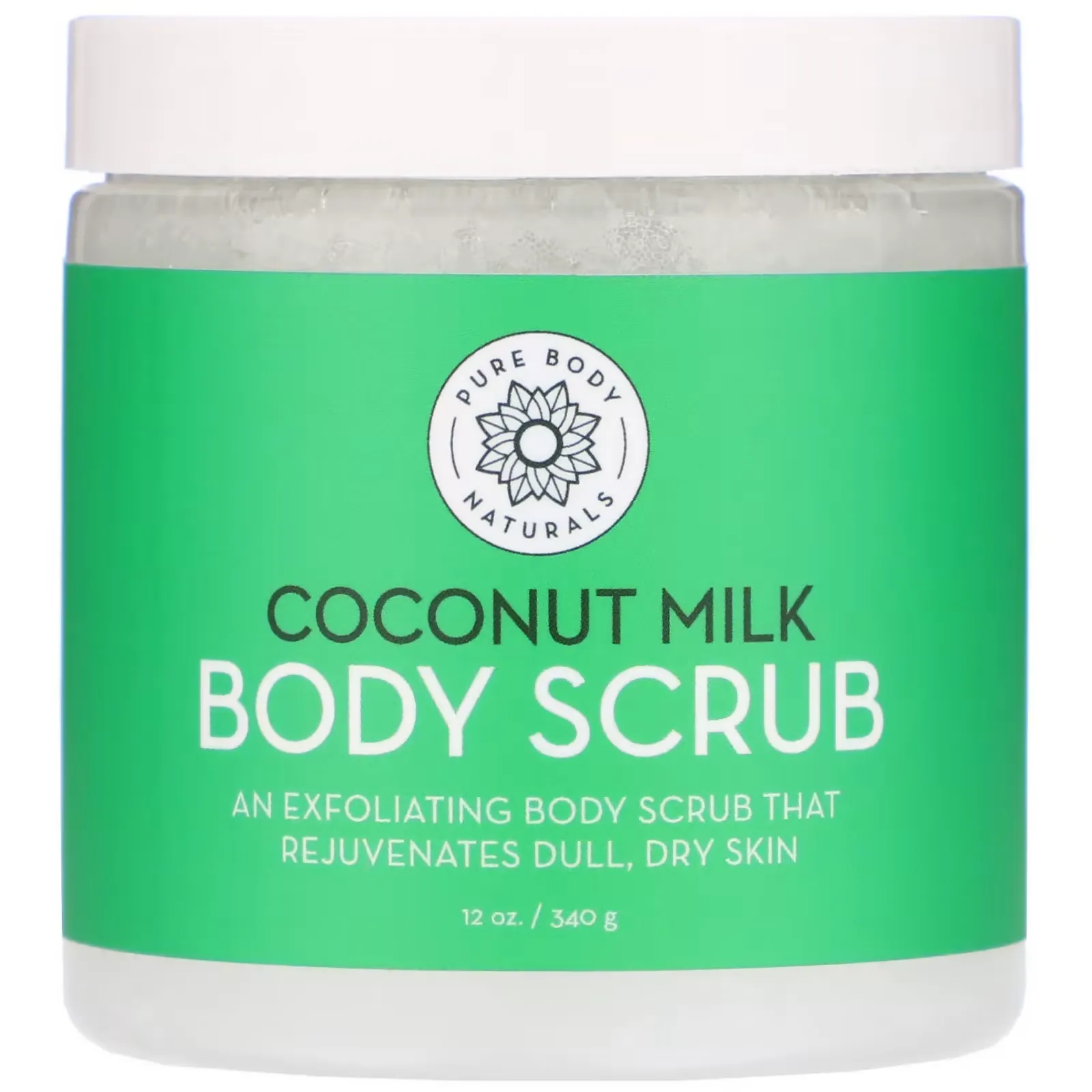 Coconut Milk Body Scrub, 12 oz (340 g)