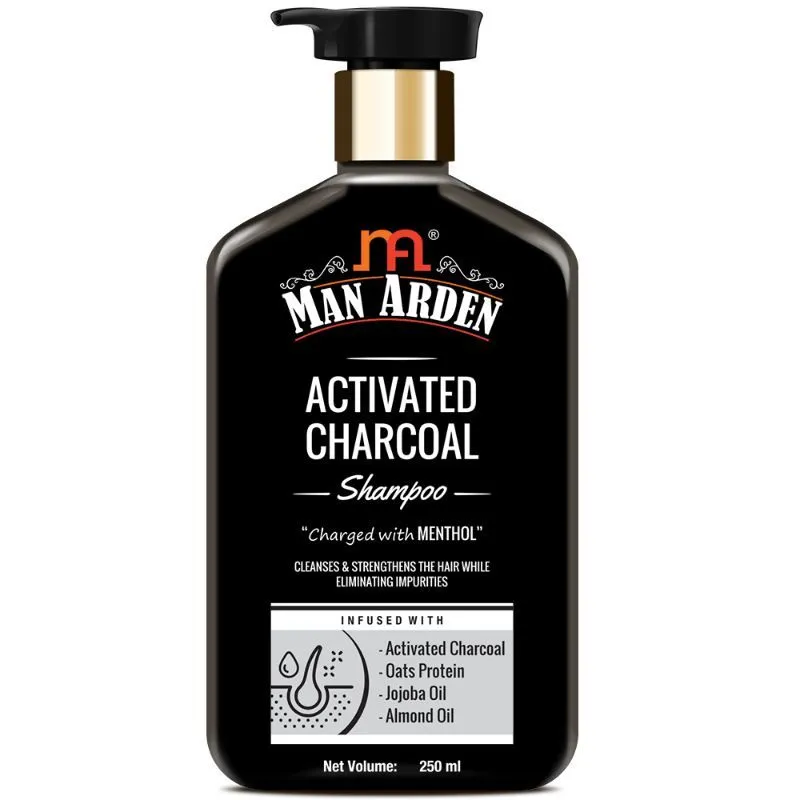 Man Arden Activated Charcoal Shampoo