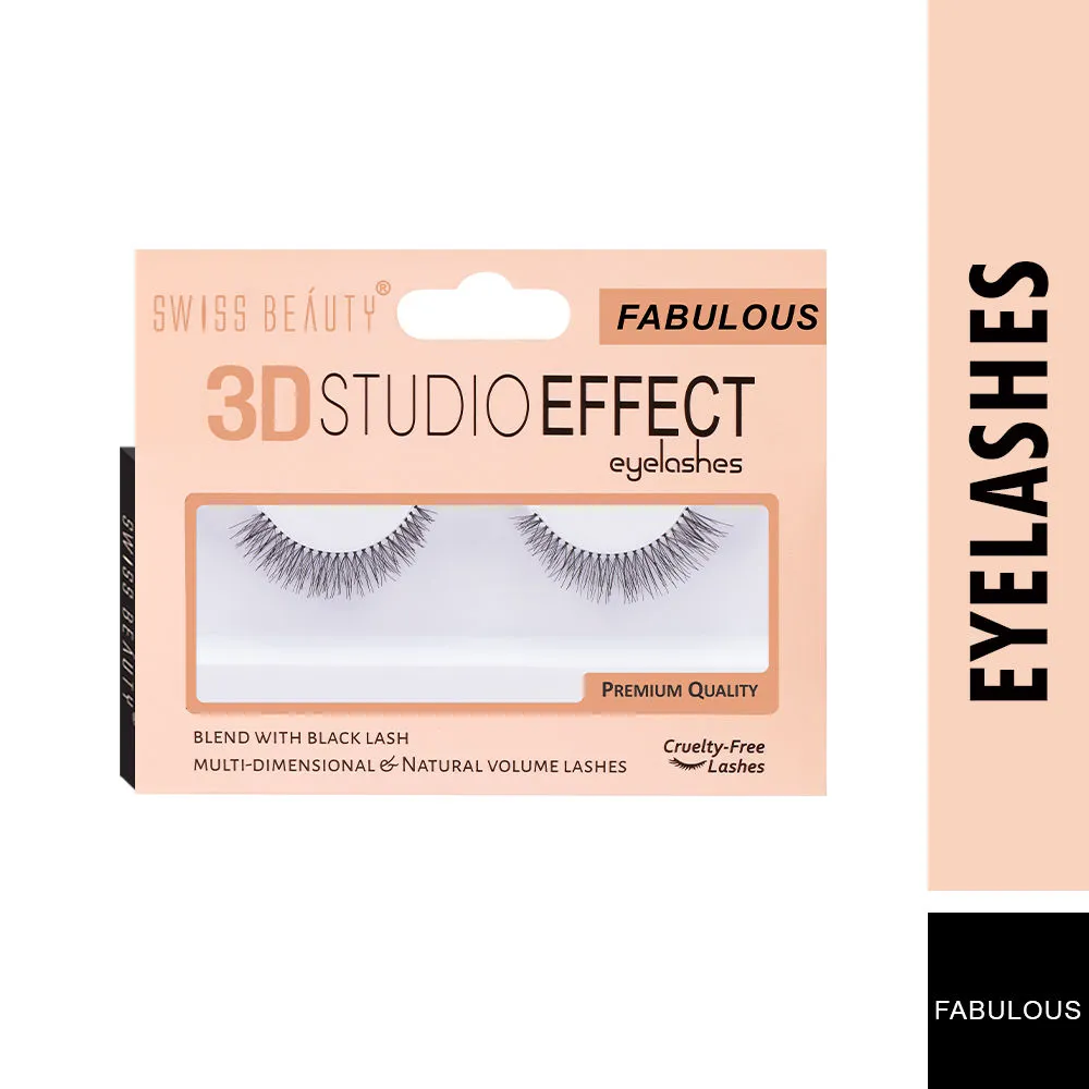 Swiss Beauty 3d Studio Effect Eyelashes - Fabulous