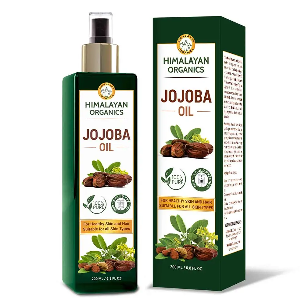 Himalayan Organics Cold Press Virgin Jojoba Oil,  200 ml  for all hair types