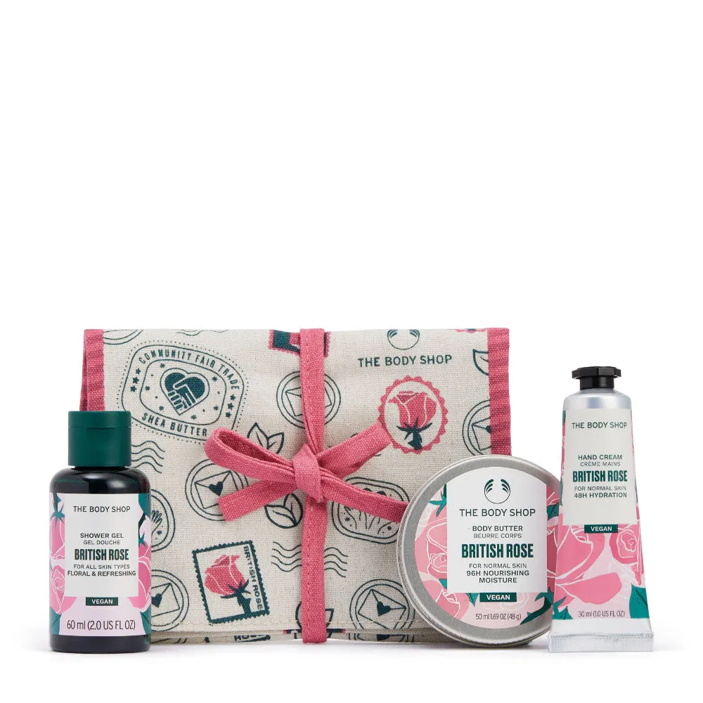 The Body Shop Bloom & Glow British Rose Mini Gift