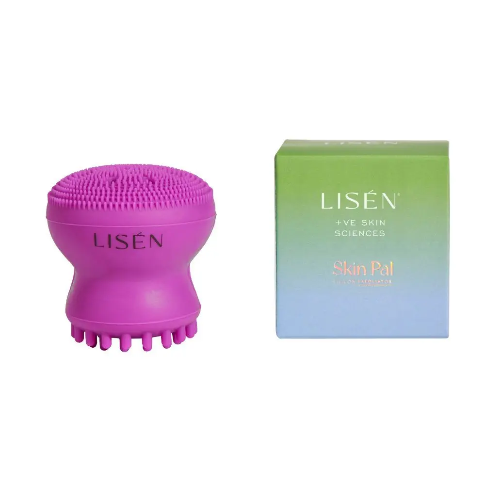 LISEN Skin Pal, 1 Unit Silicon Exfoliator | (Women & Men) - Mint