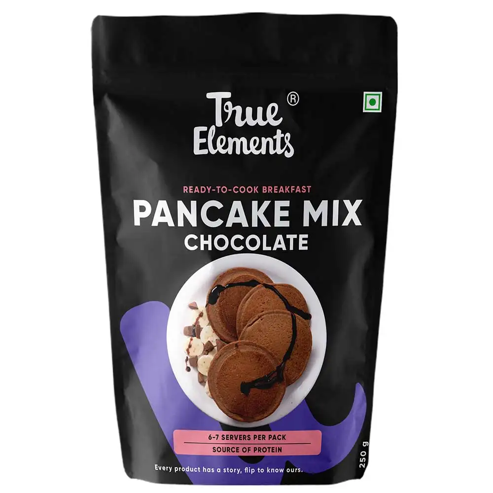 True Elements Ready-To-Cook Pancake Mix,  Chocolate  250 g