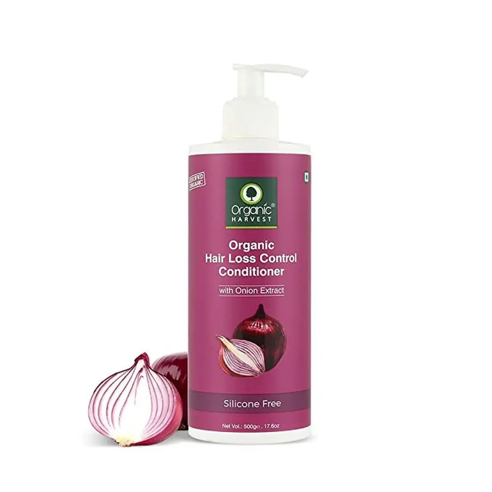 Organic Harvest Red Onion Conditioner For Hair Fall Control & Hair Growth | Suitable for All Type Hair | Sulphates & Parabens Free | Anti Hairfall Conditioner For Men & Women (500 g)