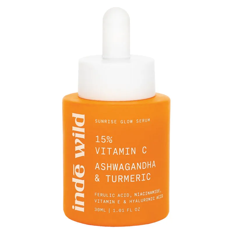 inde wild 15% Vitamin C + 1% Turmeric Glow AM Serum