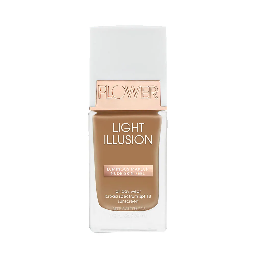 Flower Beauty Light Illusion Liquid Foundation - Deep Golden