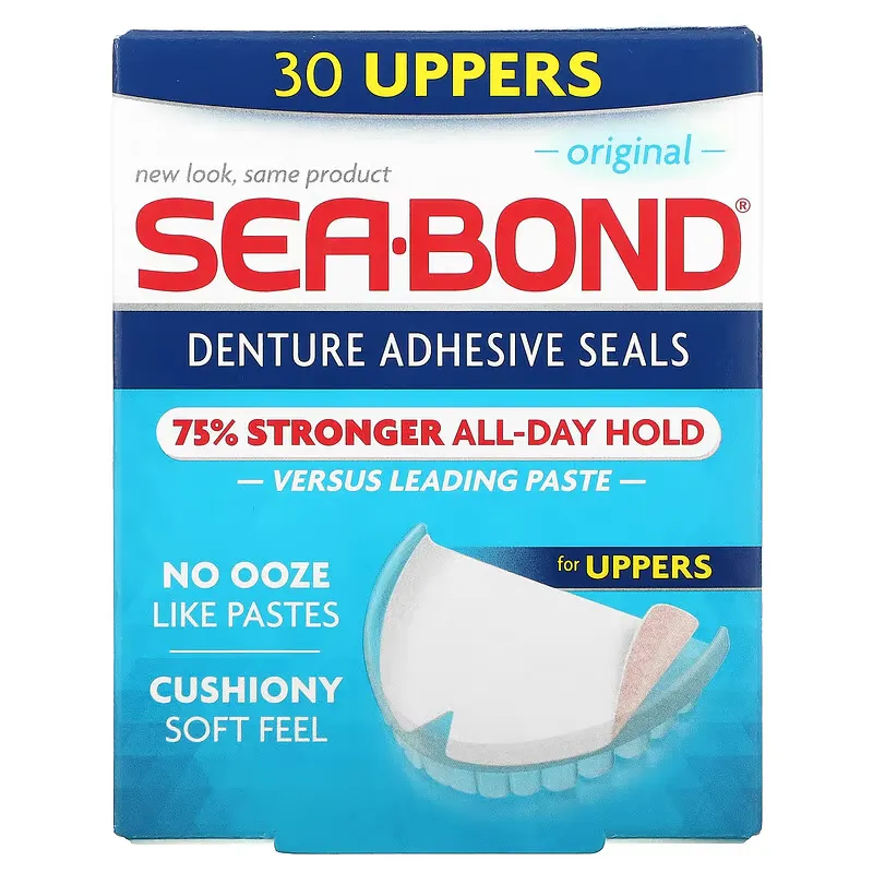 Denture Adhesive Seals, Original, 30 Uppers