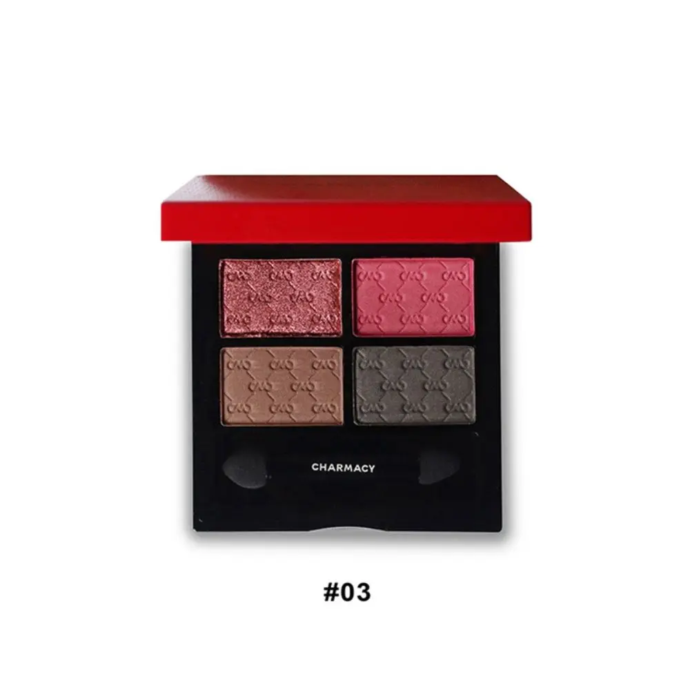 Charmacy Milano Gradient Eyeshadow Palette (Size 03) - 7.2g, Soft Texture, Mini Palette, Metallic, Travel Friendly, Highly Pigmented, Long Wear, Minimall Fallout, Vegan, Cruelty Free, Toxin Free