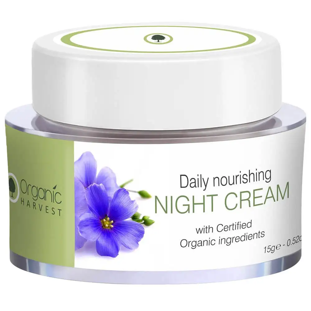 Organic Harvest Daily Nourishing Night Cream,  15 g  for All Skin Types