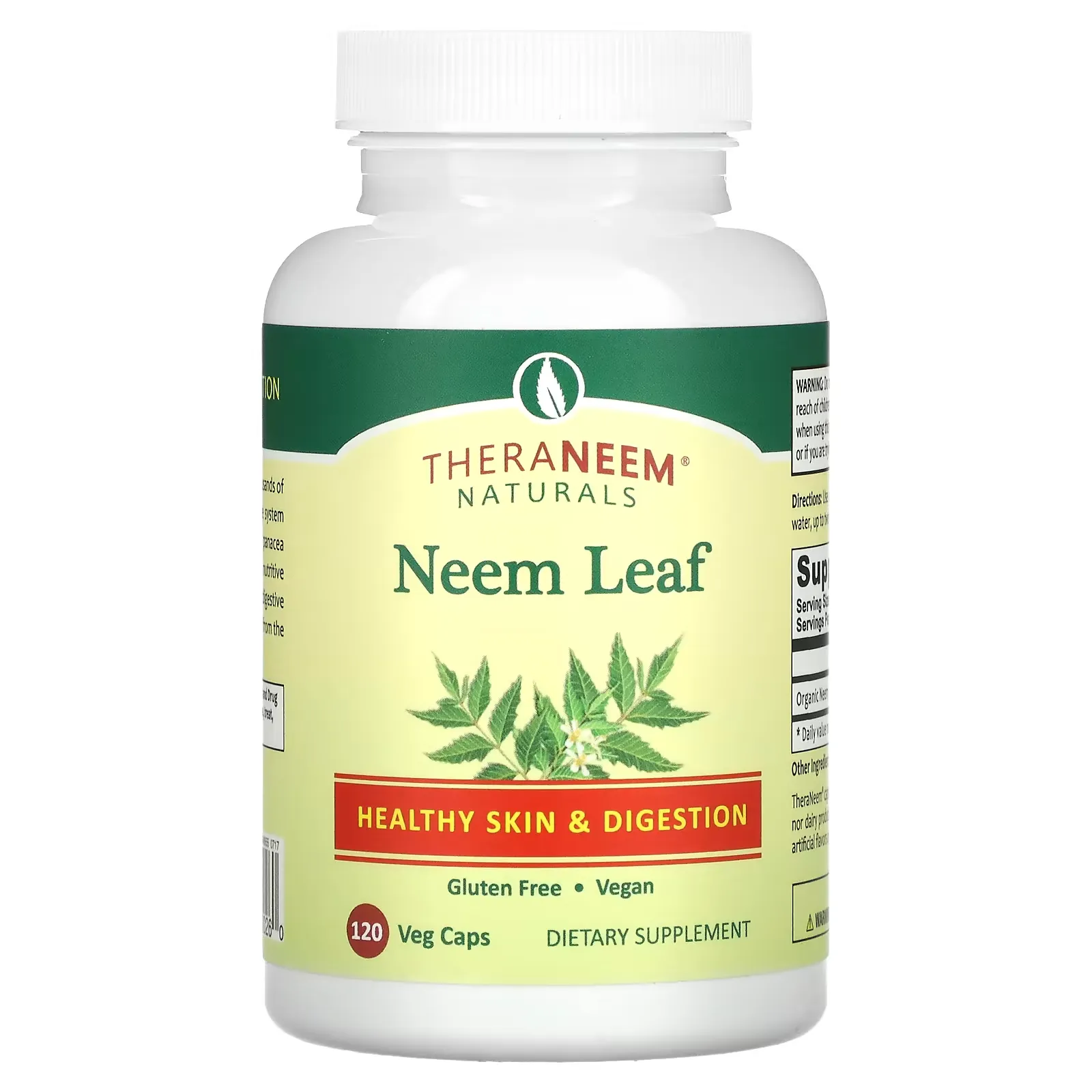 TheraNeem Naturals, Neem Leaf, 120 Veg Caps