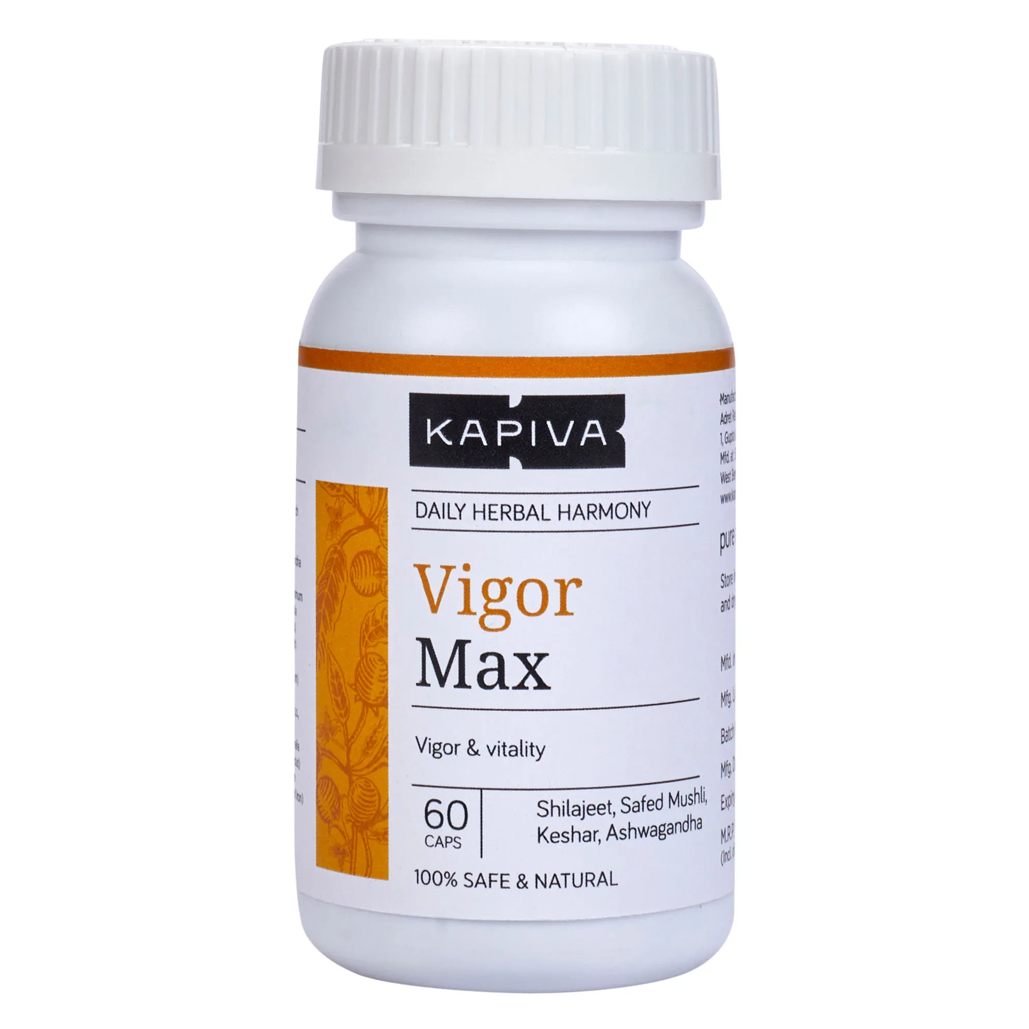 Kapiva Ayurveda Vigor Max 60 Capsules