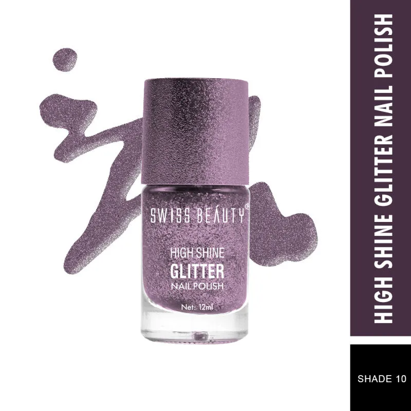 Swiss Beauty High Shine Glitter Nail Polish