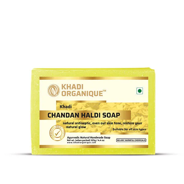 Khadi Organique Chandan Haldi Soap