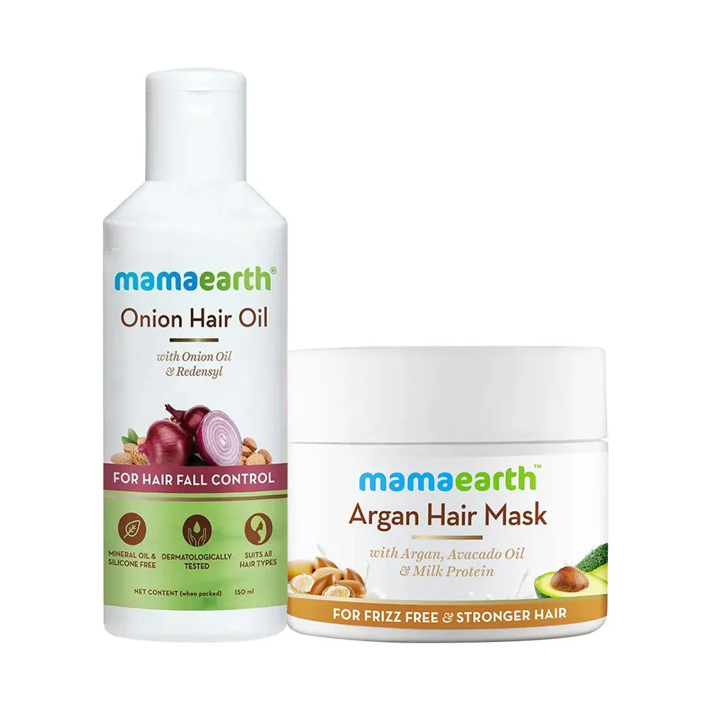 Mamaearth Onion Oil + Hair Mask