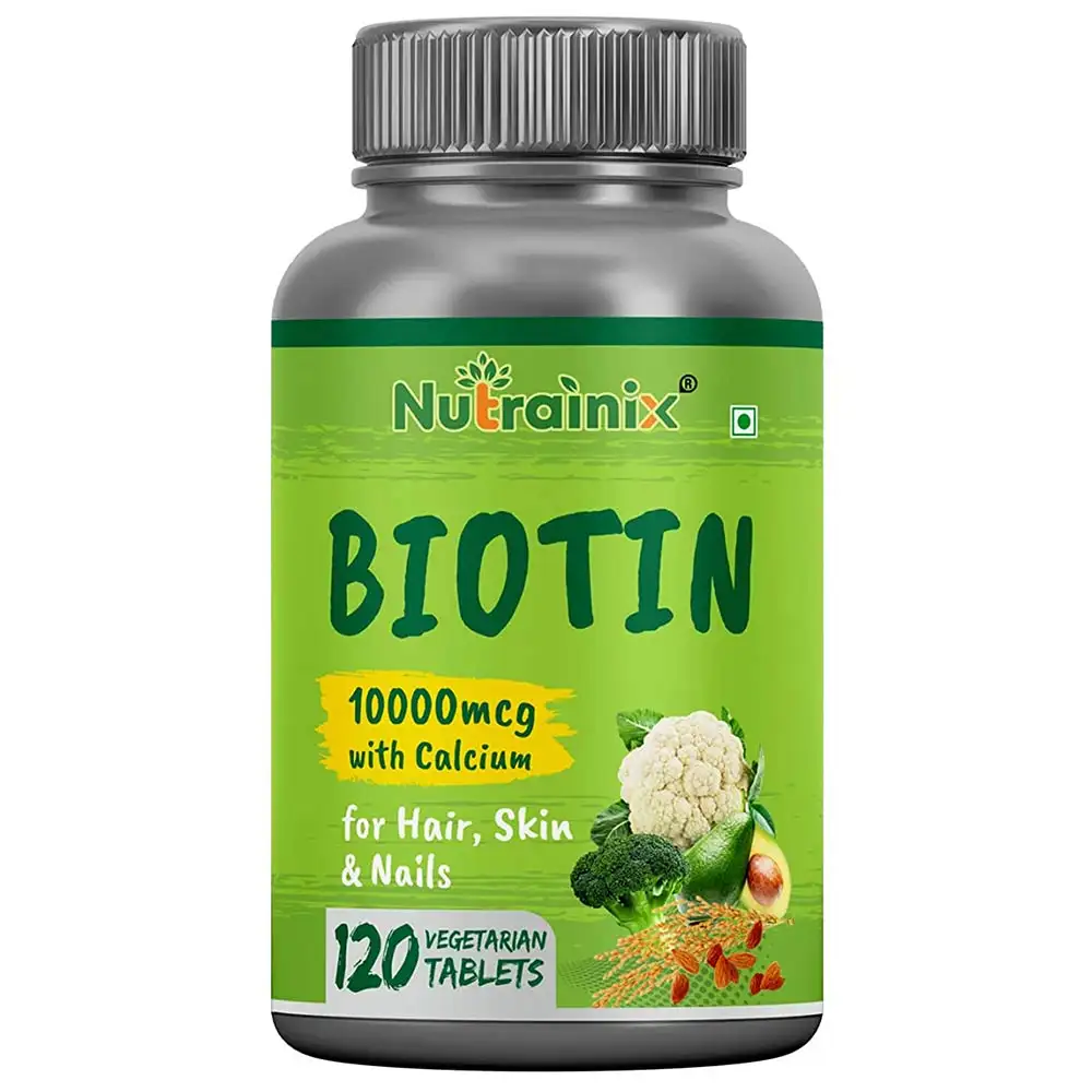 Nutrainix Biotin,  120 tablet(s)  Natural