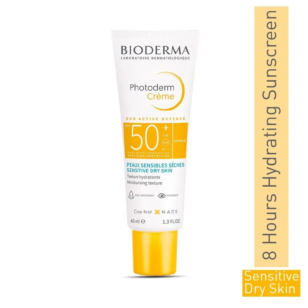 Bioderma Photoderm Creme Invisible SPF 50+ Sunscreen Cream  Sensitive Dry Skin, 40ml