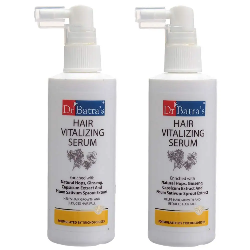 Dr Batra's Hair Vitalizing Serum (Pack of 2),  125 ml  for Hair Growth & Reduces Hair Fall