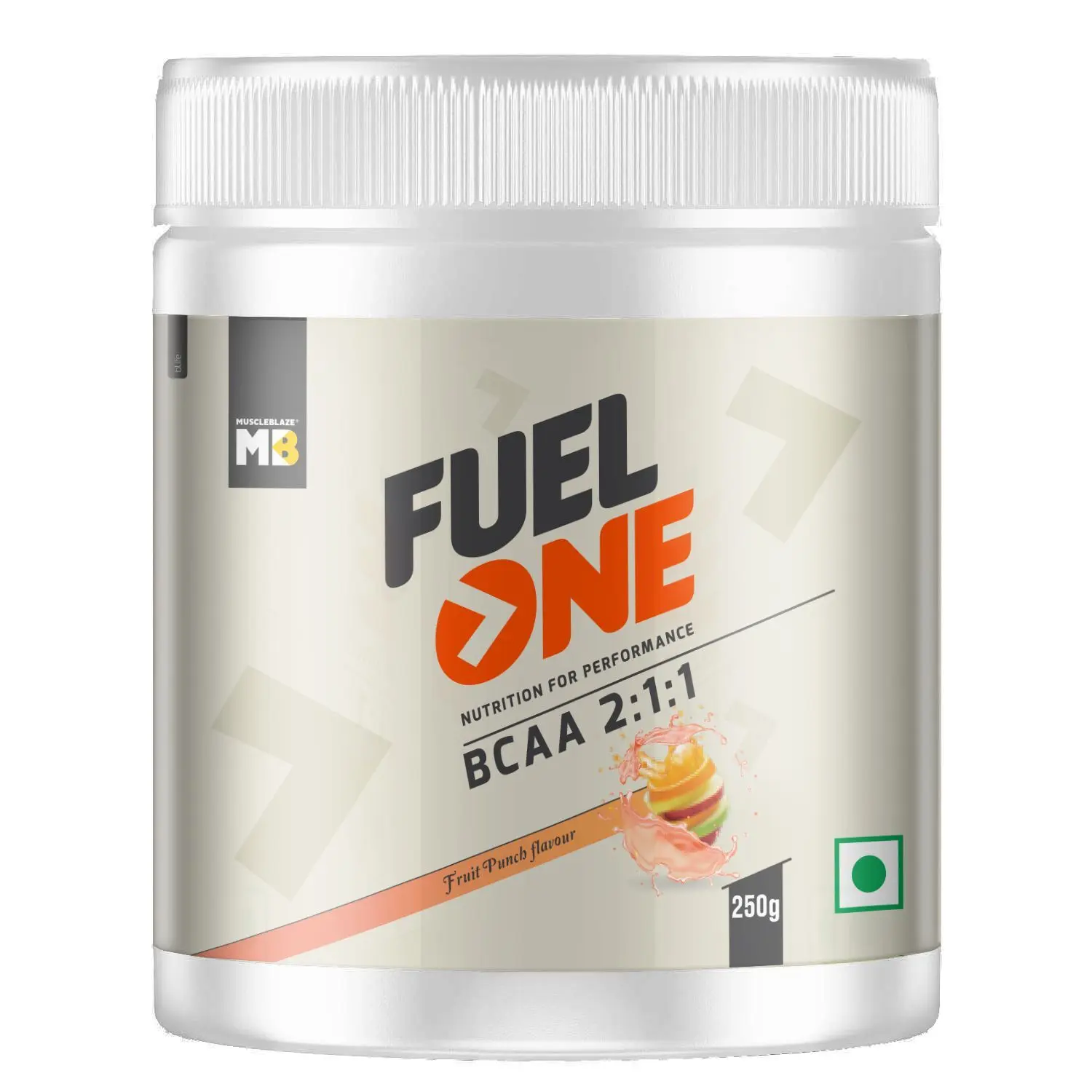 MuscleBlaze Fuel One BCAA 2:1:1, 250 g Fruit Punch