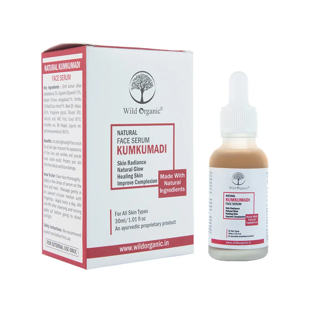 Wild Organic Natural Face Serum Kumkumadi