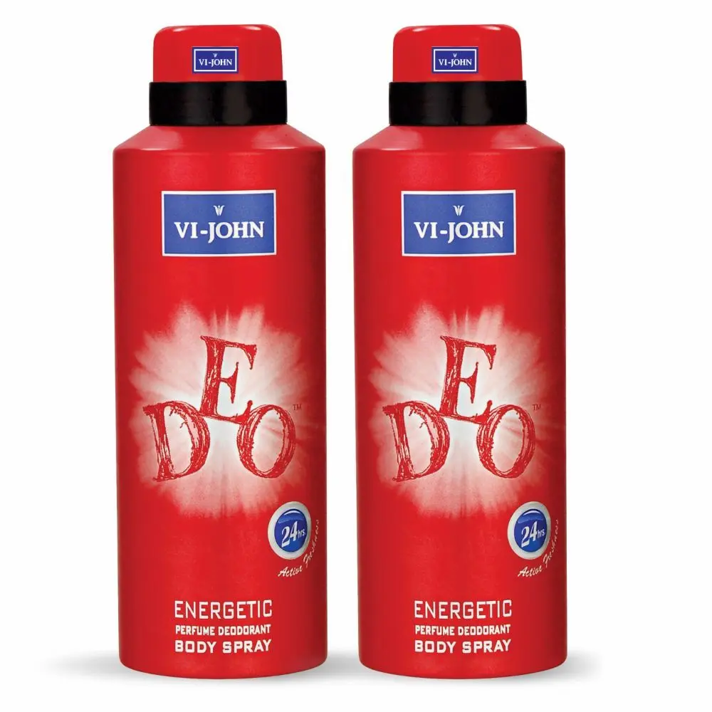 VI - JOHN Irresistible Scent Fresh & Soothing Good Fragrance Energetic Deo (pack of 2) 175ml each