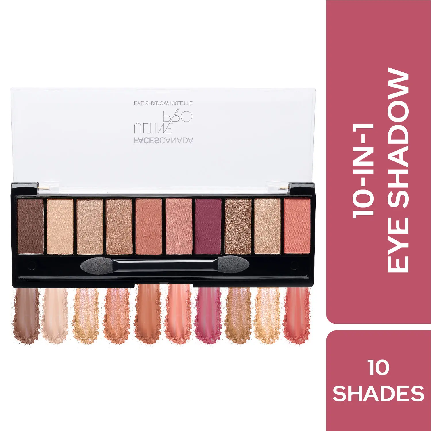 Faces Canada Ultime Pro Eye Shadow Palette - Rose 02 (10 g)