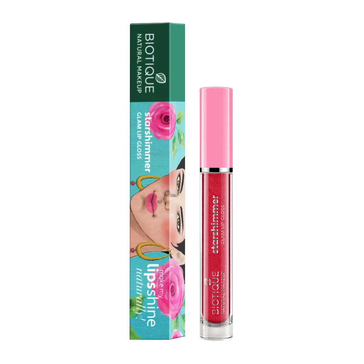 Biotique Natural Makeup Starshimmer Glam Lipgloss (Kiss Me Quick)(3.5 ml)