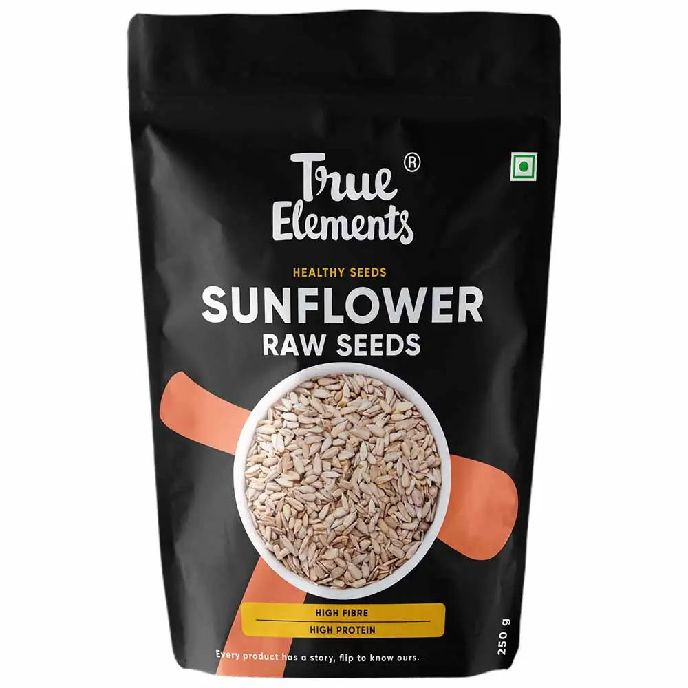 True Elements Raw Sunflower Seeds,  Natural  0.250 kg