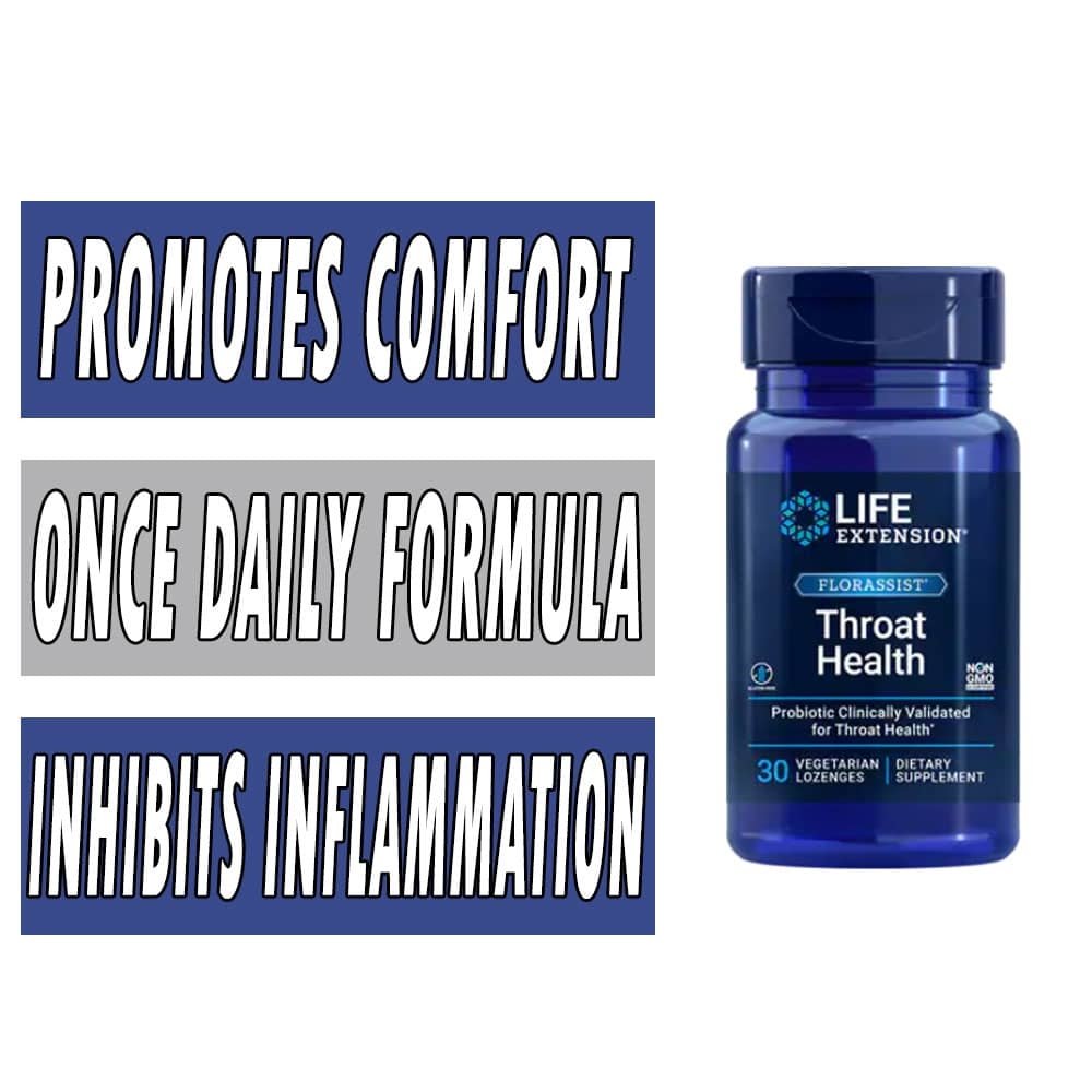 Life Extension Florassist Throat Health - 30 Veg Lozenges