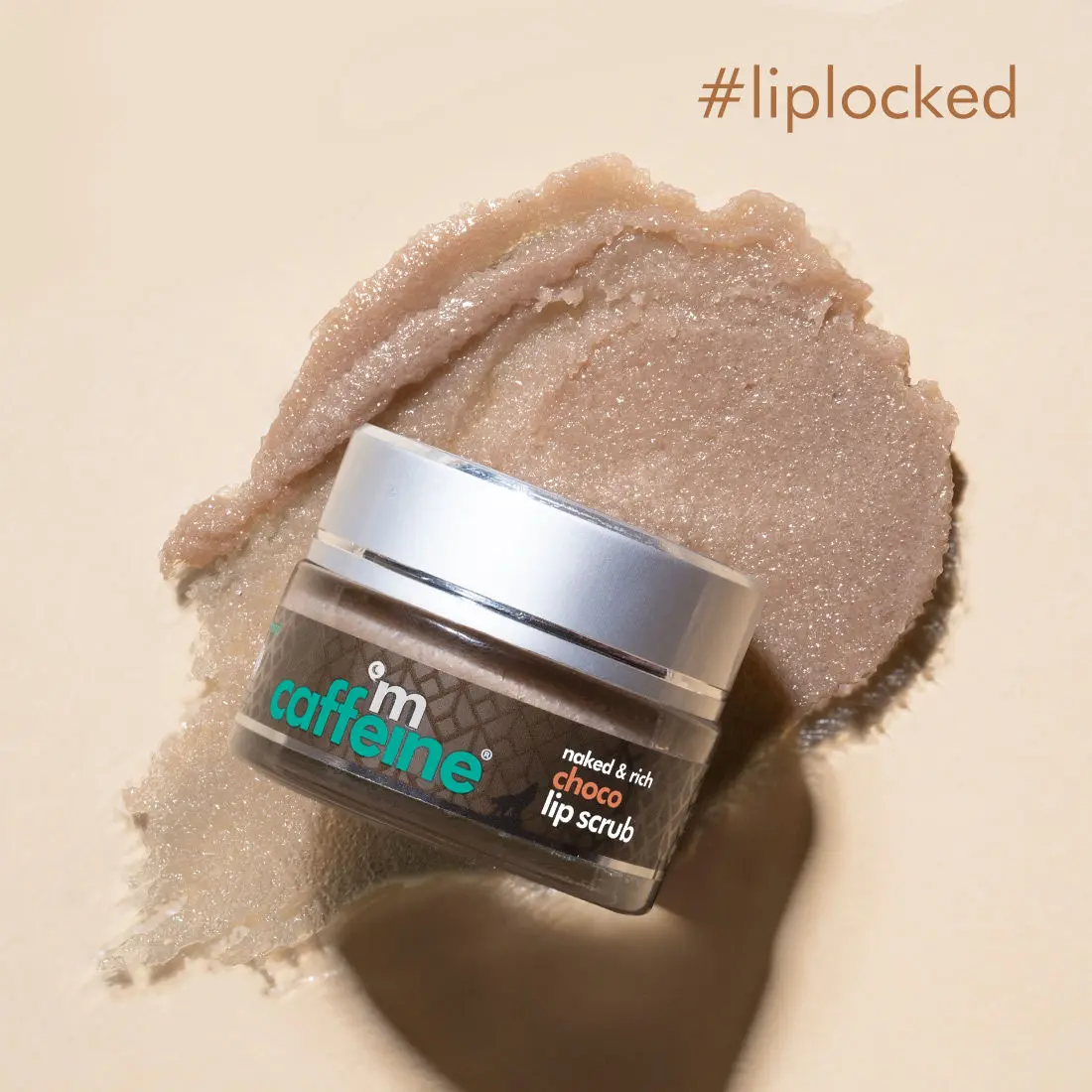 mCaffeineA Naked & Rich Choco Lip ScrubA for Chapped & Sensitive Lips - 100% Vegan | (12gm)