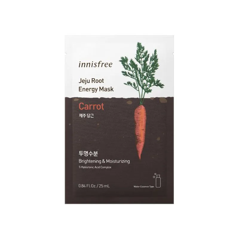 Innisfree Jeju Root Energy Sheet Mask - Carrot